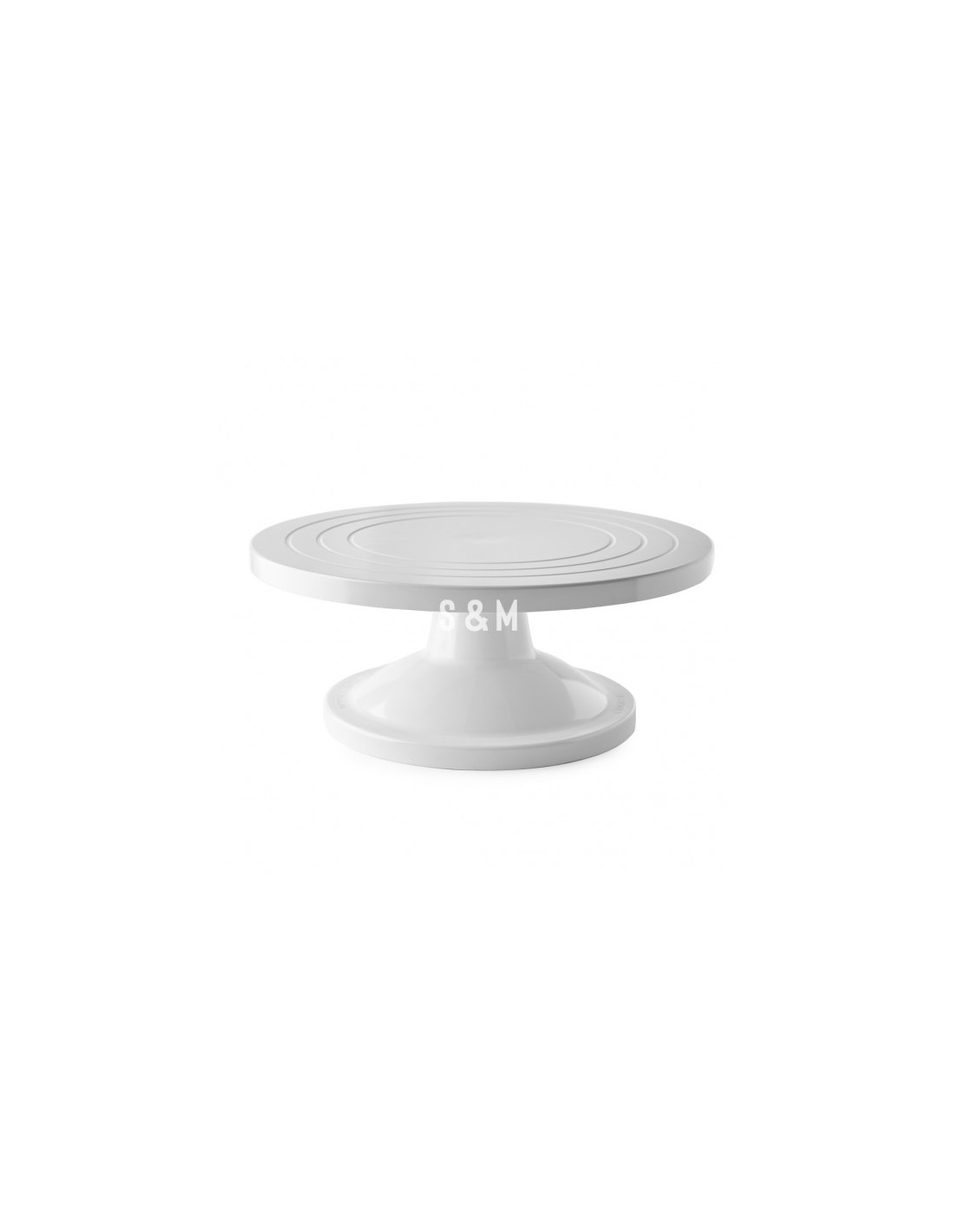 Base Giratoria de Pastelería para Decorar Tortas Blanco RYBIU IMPORT