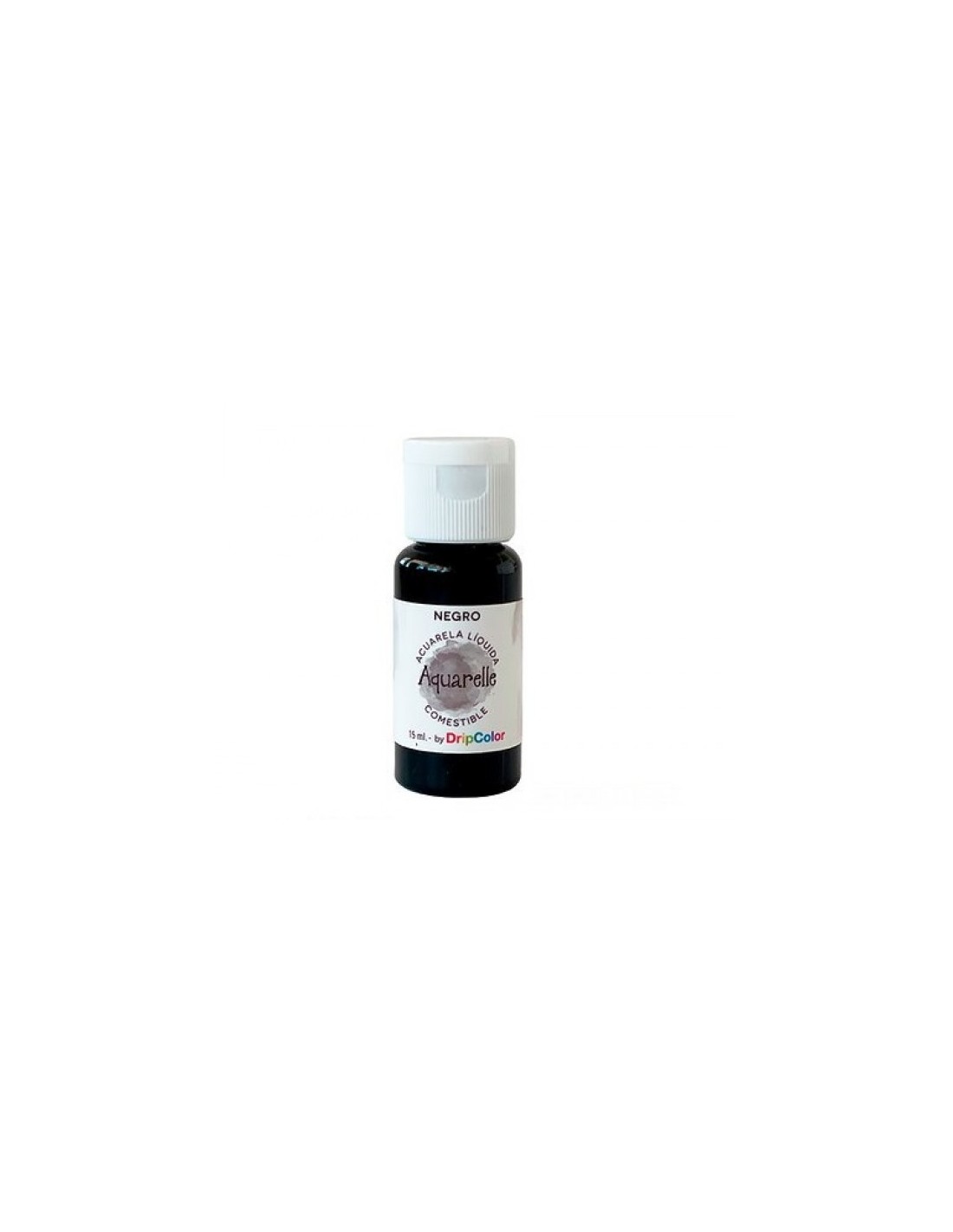 Acuarela Liquida Comestible - Negro X 15 Ml - Aquarelle