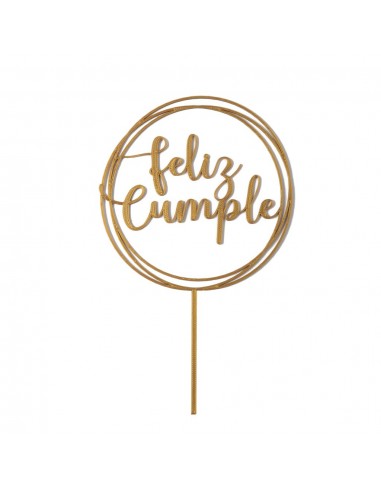Topper decorativo Feliz Cumple...